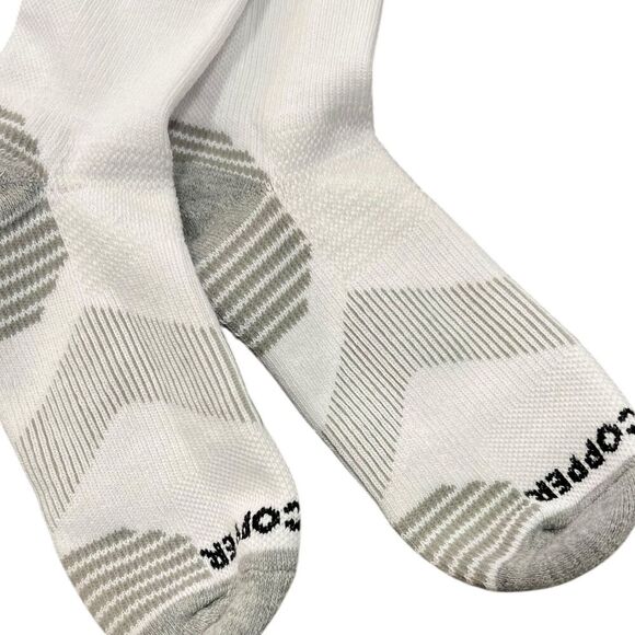 Tommie Copper White Compression Socks NWOT OS - Picture 2 of 3